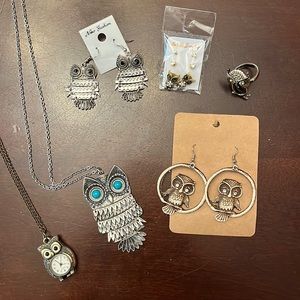Owl Jewelry Bundle